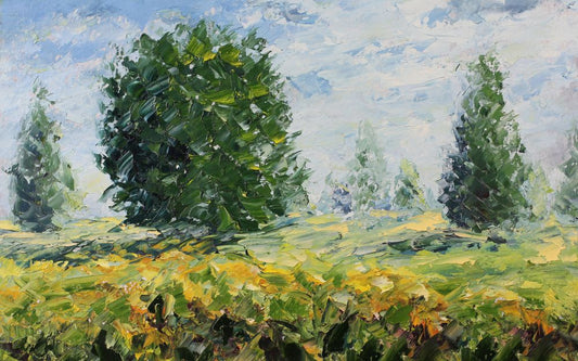 Impasto Summer Boxed Canvas