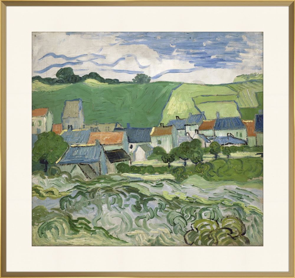 View of Auvers Vincent Van Gogh 1886