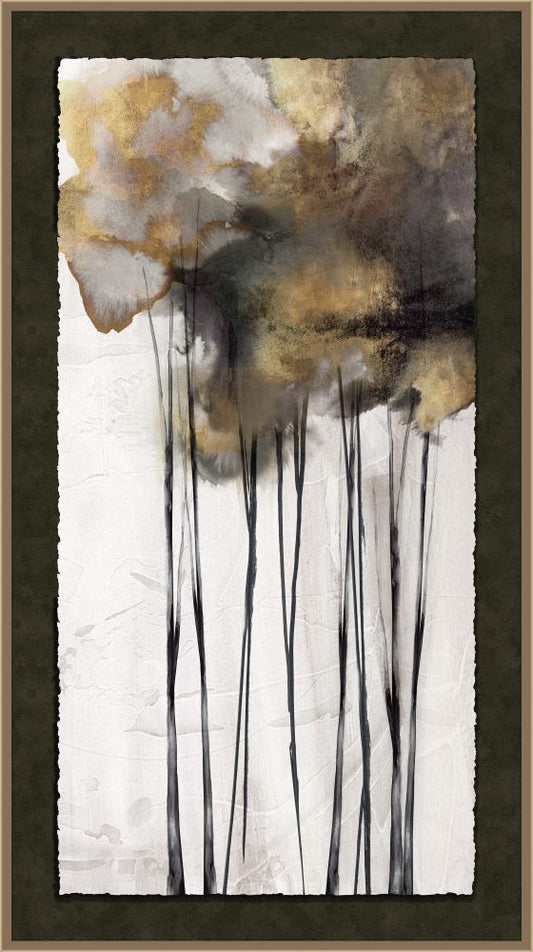 Golden Inky Trees I