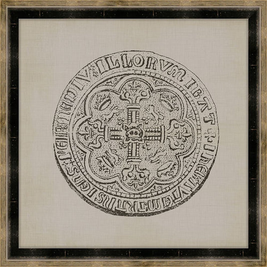Coins on linen I