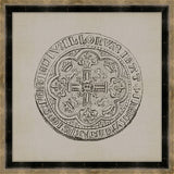 Coins on linen I