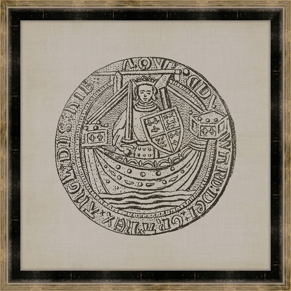 Coins on linen VI