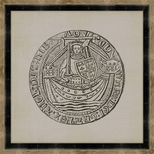 Coins on linen VI