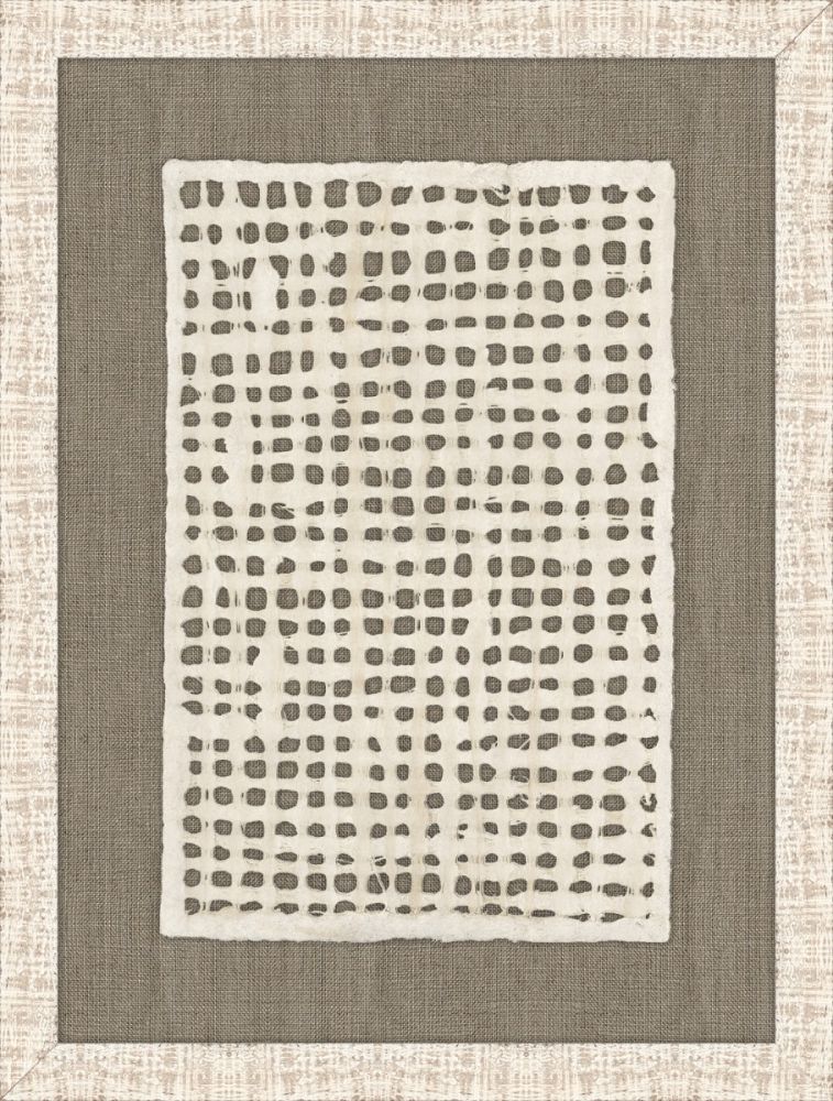 Amate Bark Cream Weave on Flax Linen