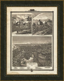 ANDREAS HISTORICAL ATLAS  COUNCIL BLUFFS IOWA