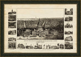 BIRD'S-EYE-VIEW OF THE CITY OF WASHINGTON LOOKING WEST