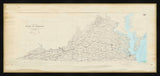 Map of Virginia, Circa 1925