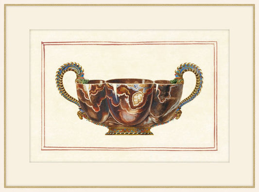 Basin with Enameled Handles