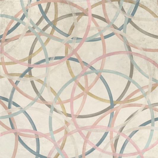 Pastel Hoops II Boxed Canvas