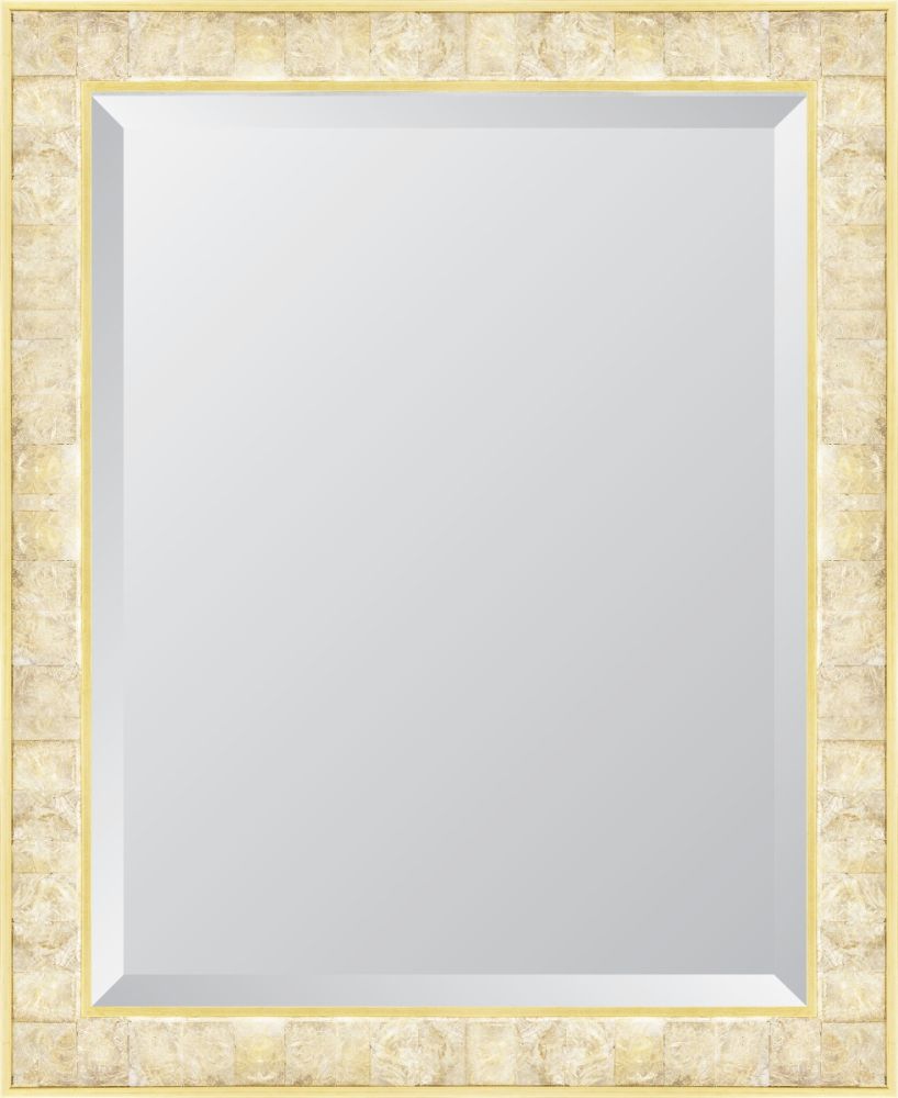 3" Perla and Gold 22x28 Mirror