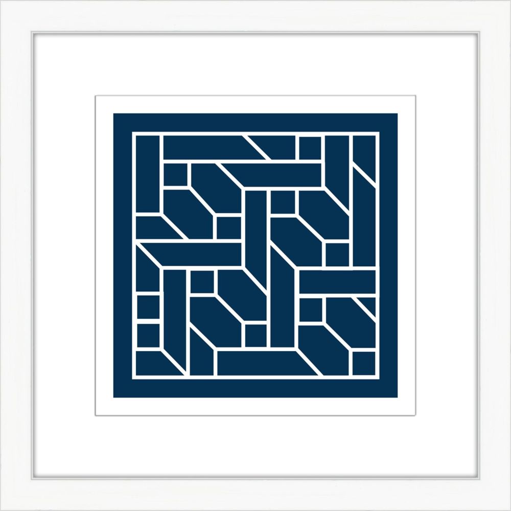 Navy Geometrics in White II