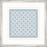 Large Blue Heather Geometrics I