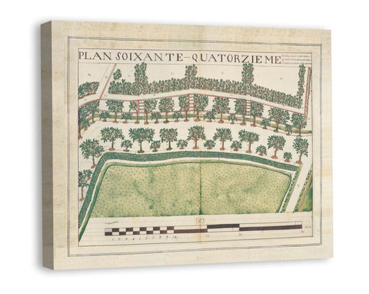 French Gardens IV (canvas)
